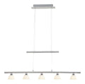 Suspension Blanc aux lignes epurees avec eclairage confortable