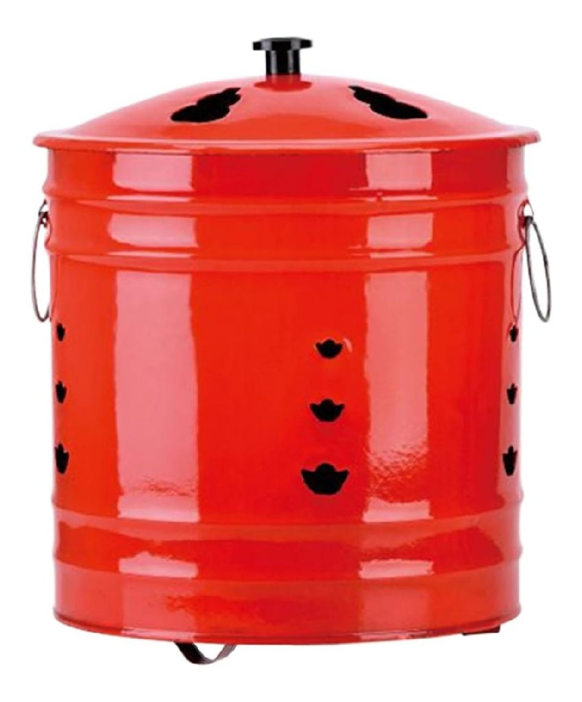 Brasero possedant poignee ergonomique antibraises Couvercle d'exterieur Burning Barrels destine a patio porche terrasse balcon jardin camping plage interieur